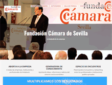 Tablet Screenshot of fundacioncamaradesevilla.com